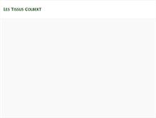 Tablet Screenshot of lestissuscolbert.com
